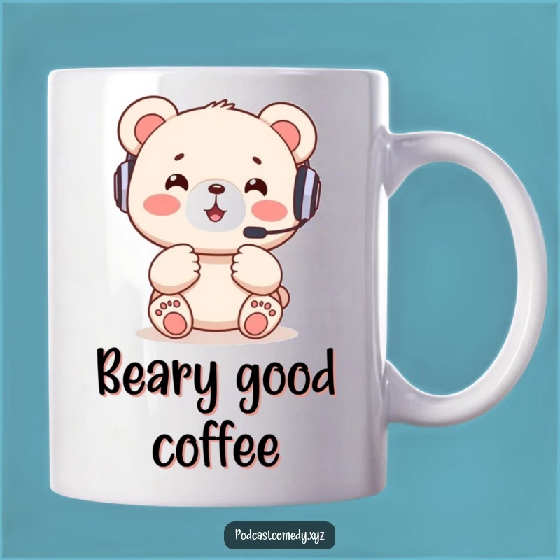 Funny Kawaii Bear Gamer Mug: Perfect Gift for Enthusiastic Players