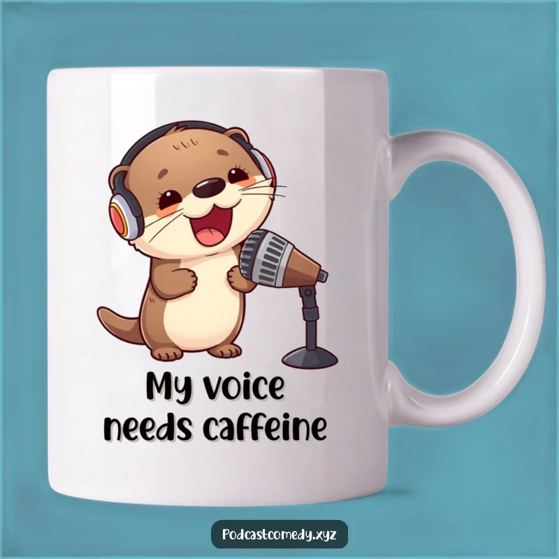 Funny Kawaii Otter DJ Mug: The Ultimate Gift for Music Lovers and Otter Fans