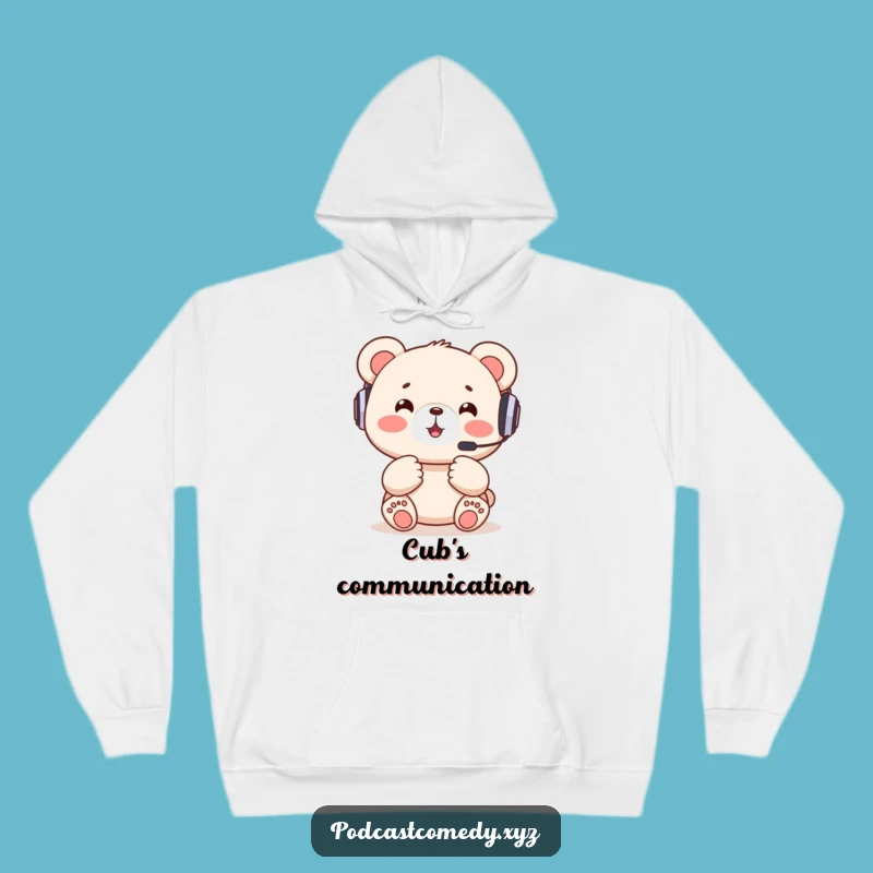 Cozy Funny Kawaii Bear Hoodie: Stay Warm During Epic Gaming