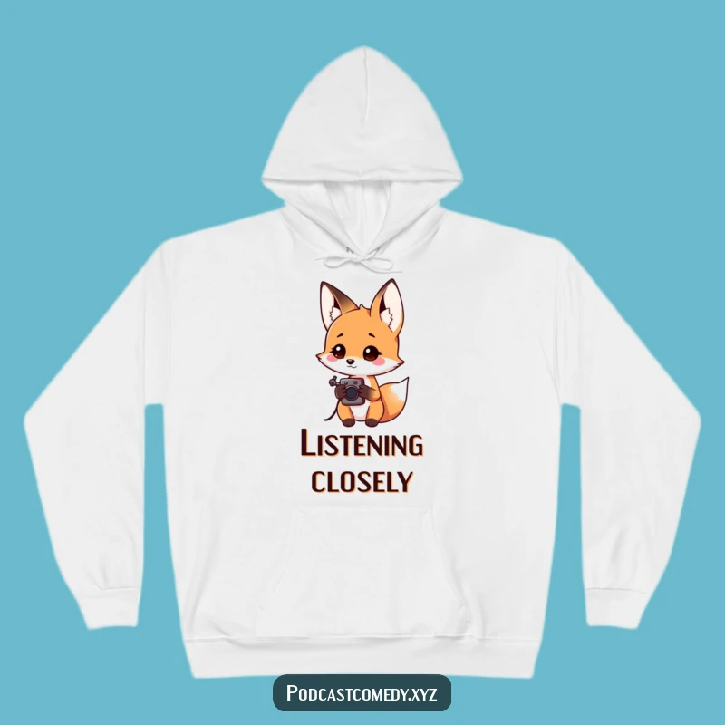 Cozy Funny Kawaii Fox Hoodie: Stay Warm While You Explore