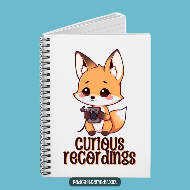 Funny Kawaii Fox Notebook: Record Your Brilliant Ideas